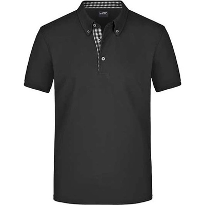 James & Nicholson Pánska polokošeľa JN964 black