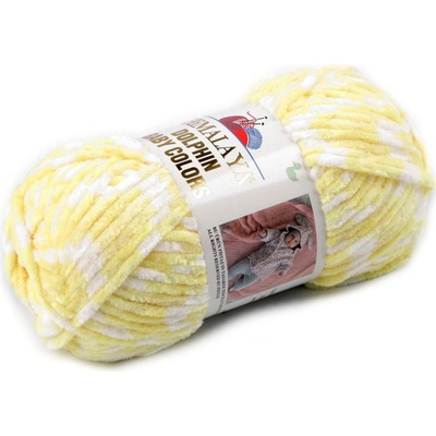 Pletací žinylková příze Dolphin Baby Colors 100 g Varianta: 14 (80426) žlutá, Balení: 1 ks 51771/128026/248028