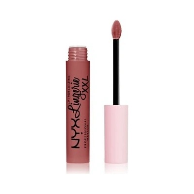 NYX Professional Makeup Lip Lingerie XXL matte tekutá rtěnka světle hnědá 4 ml