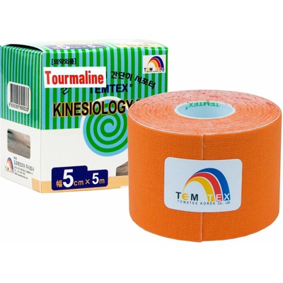 Temtex Tourmaline tejpovací páska oranžová 5 cm x 5 m