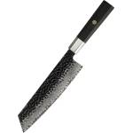 HARAHU Дамаски кухненски нож YU-37440 - Kiritsuke / Кафяв KP37440