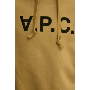 APC Памучен суичър A. P. C. hoodie standard grand vpc GOTS (COHBN.M27908)