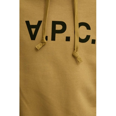APC Памучен суичър A. P. C. hoodie standard grand vpc GOTS (COHBN.M27908)