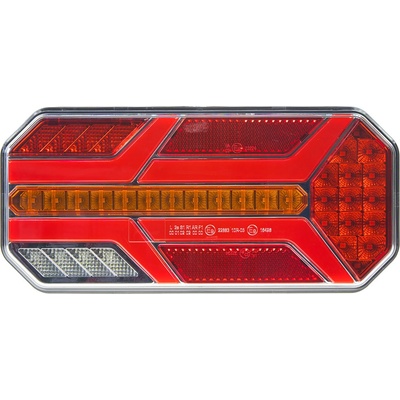 Sdružená LED lampa pravá zadní s dynamickými blinkry 12/24V – Zboží Mobilmania