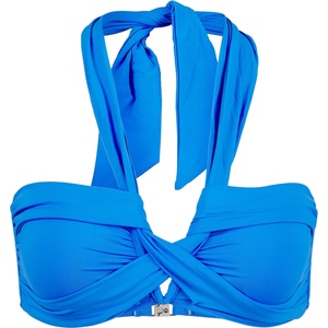 Seafolly Дамско бикини горнище Seafolly Women's Collective Halter Bandeau Bikini top - Sapphire - размер 32 (EU) (150-2106-1311)