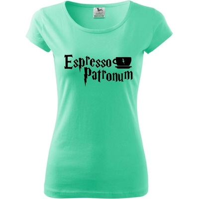 Harry Espresso Patronum Pure Dámské tričko Mätová