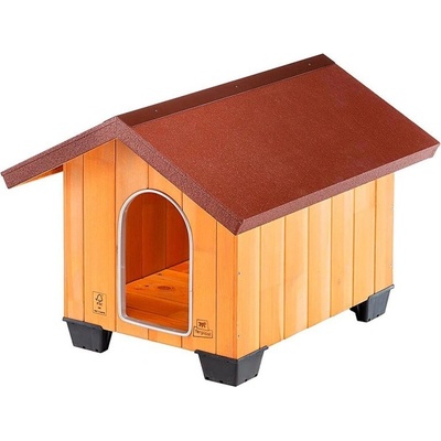 Ferplast Domus drevená búda pre psa S 60,5 x 73,5 x 54,5 cm