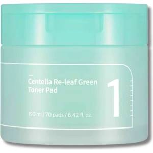 numbuzin - No. 1 Centella Re-leaf Green Toner Pad 70pads
