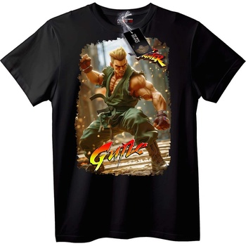 NOONEBRAND Тениска Guile - Крал на Бойците - 4XL, White