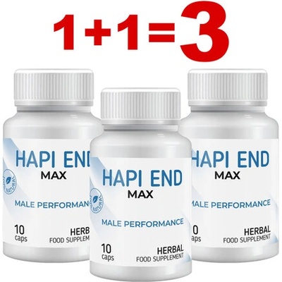 Hapi End Max за подобряване на ерекцията - 30 капсули