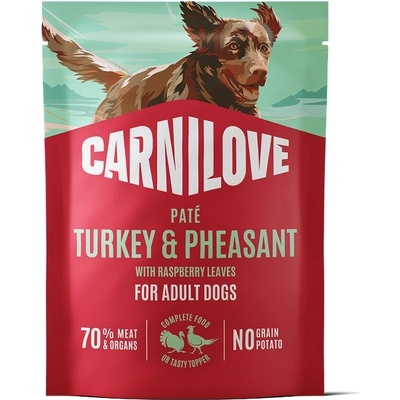 Carnilove Dog Paté Turkey & Pheasant with Raspberry 300 g