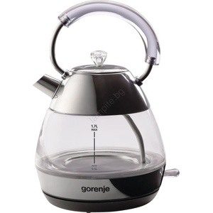 Gorenje K17GPD - Електрическа кана 1, 7 l 2200W/230V стъкло/неръждаема стомана (GJ0058) Електрически кани