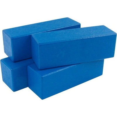 DrKO dřevěný hranol 12 x 4 x 4 cm 1ks modrá