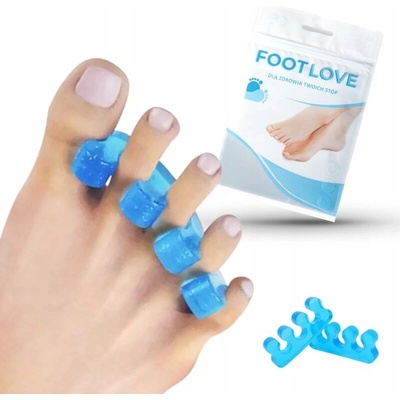 FootLove Oddeľovače prstov na pedikúru gél 2 ks
