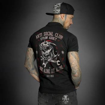 Image 1 of HYRAW мъжка тениска hyraw - anti-social club - su23-m21