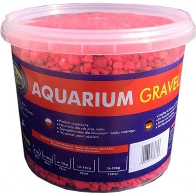 Aqua Nova štěrk fluo růžový 5 kg, 3 l