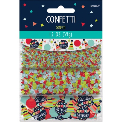 Amscan Konfety Happy Birthday mix