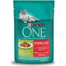 Purina One Cat SterilCat mini filetky s morkou a zelenými fazuľkami v šťave 85 g