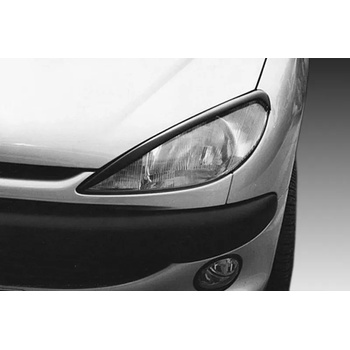 Image 1 of MOTORDROME Вежди за фарове за Peugeot 206 - черни (FR.00.0024)