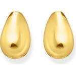 Thomas Sabo H2308-413-39 Bold - Gold-plated Teardrop Ear Studs 21, 5 mm Ladies, Жени