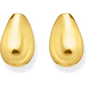 Thomas Sabo H2308-413-39 Bold - Gold-plated Teardrop Ear Studs 21, 5 mm Ladies, Жени