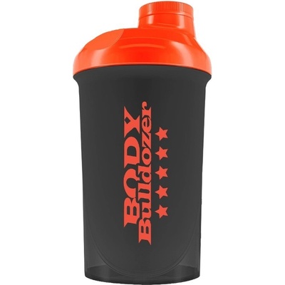 BodyBulldozer Šejker BODYBULLDOZER čierno oranžový 500 ml - BodyBulldozer