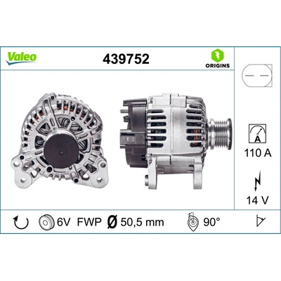 Alternátor VALEO 439752