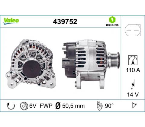 Alternátor VALEO 439752