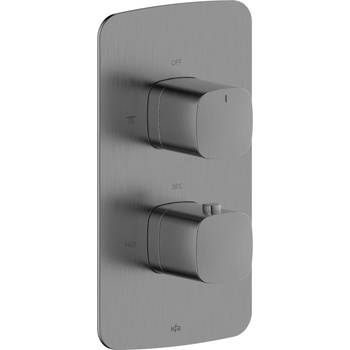 Armatura 5759-001-61 - Термостатен душ смесител за вграден монтаж MALAGA, матово сив (KF0292)