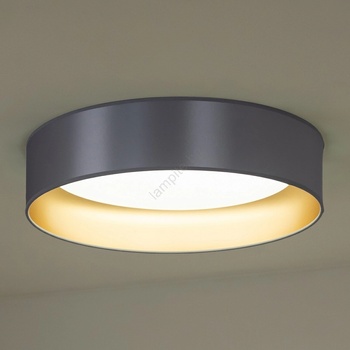 Duolla - LED Плафониера ROLLER LED/24W/230V Ø 45 см сребрист/златист (DU605311)