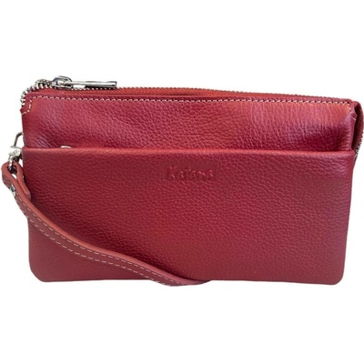 Katana kožená malá crossbody kabelka 69600 bordo