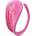 SuperLove Invisible Strapless C String Transparent Floral Lace Pink