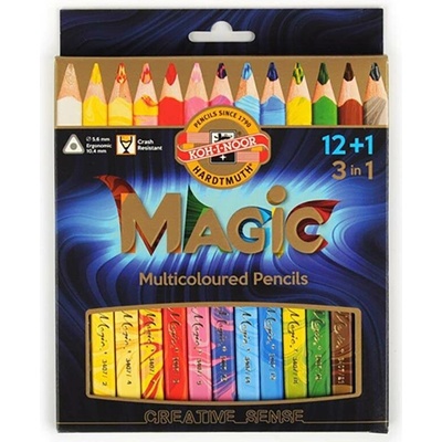 Koh-i-noor Magic 3408 12+1, trojhranné