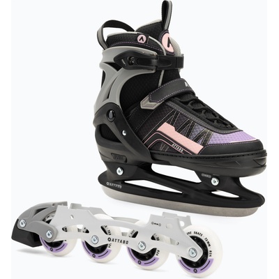 ATTABO Bladeroll детски инлайн кънки регулируеми черни/лилави