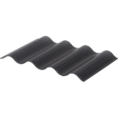 Toplight Deska polykarbonátová vlnitá W 76/18 Macroprisma 2UV 2,6 × 1 045 × 5 000 mm antracit