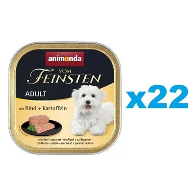 Animonda Vom Feinsten Adult hovädzie mäso a zemiaky 22 x 150 g