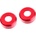 Team corally Капачки за носачи Team Corally - HDA Suspension Arm Insert - Outer - Spacer 1.5mm - Aluminum - Red - 2 Pcs C-00180-532 (C-00180-532)
