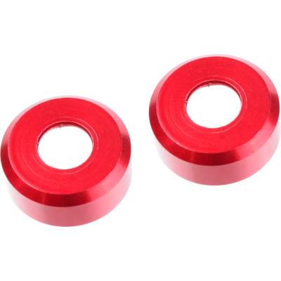 Team corally Капачки за носачи Team Corally - HDA Suspension Arm Insert - Outer - Spacer 1.5mm - Aluminum - Red - 2 Pcs C-00180-532 (C-00180-532)
