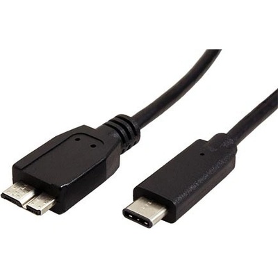 Roline 11.02.9006 USB 5Gbps, microUSB3.0 B(M) - USB C(M), 1m, černý