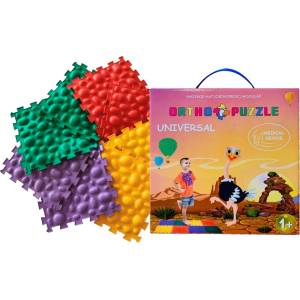 Ortho Puzzle Модулен килим за игра Ortho Puzzle - Микс - Морски камъчета - playfactory