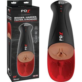 Image 1 of Мастурбатор с вибрации и интензивен вакуум - Fuck-O-Matic Pro XL Brown (PIPERD55229)