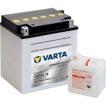 Image 1 of VARTA Powersports Freshpack 12V 30Ah right+ YB30L-B 530400030A514