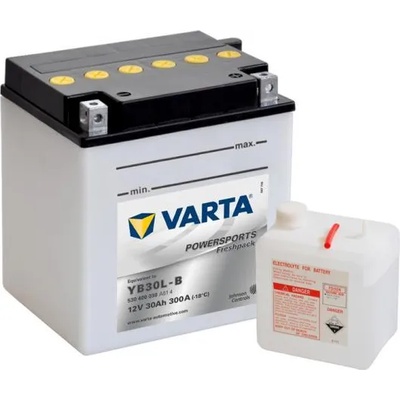 VARTA Powersports Freshpack 12V 30Ah right+ YB30L-B 530400030A514
