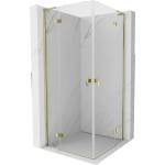 Mexen Mist-H L Duo душ кабина с панти 120 x 120 см, прозрачна, златна - 8A5L-120L-120P-50-00 (8A5L-120L-120P-50-00)