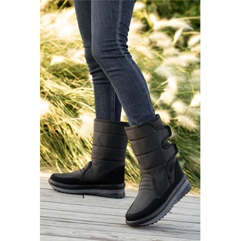 Moda Trend Дамски боти за сняг - Черни #358764 (358764_Черно)