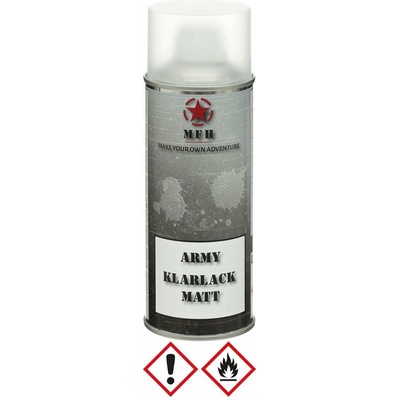 MFH army sprejová farba 400 ml číry matný lak