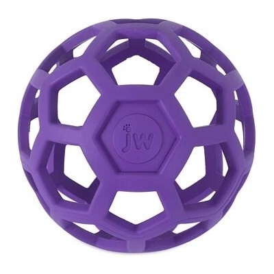 JW Pet JW Hol EE Děrovaný míč Mini 5 cm Barva míčku: fialová