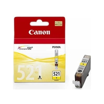 Canon Мастилена касета Canon Ink Tank CLI-521 Yellow, 2936B001AA
