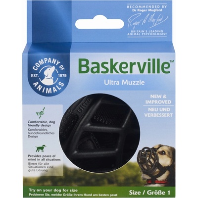 Baskerville náhubok plast pre psa veľ.1