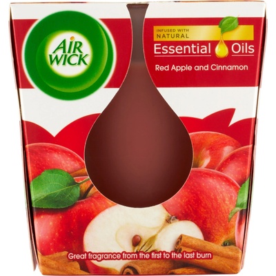 Air Wick Essential Oils červené jablko a skořice 105g